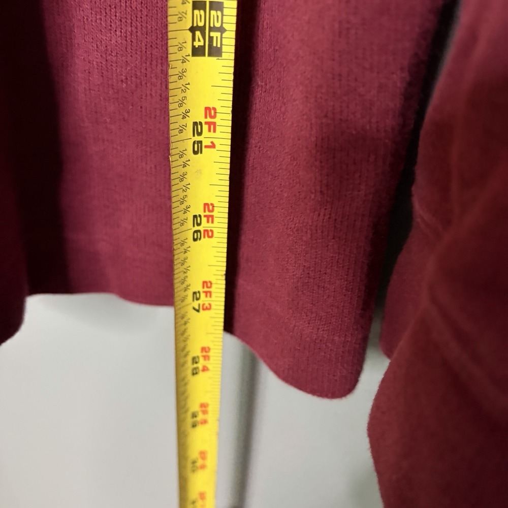 Polo Ralph Lauren Estate Rib Long Sleeve 1/4 Half Zip Sweater Pony Red Mens L - Picture 8 of 8